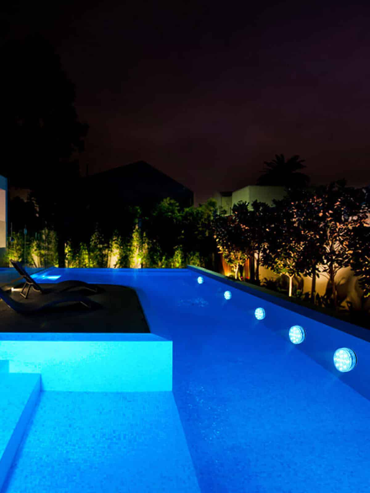 luzes led impermeáveis para chuveiro