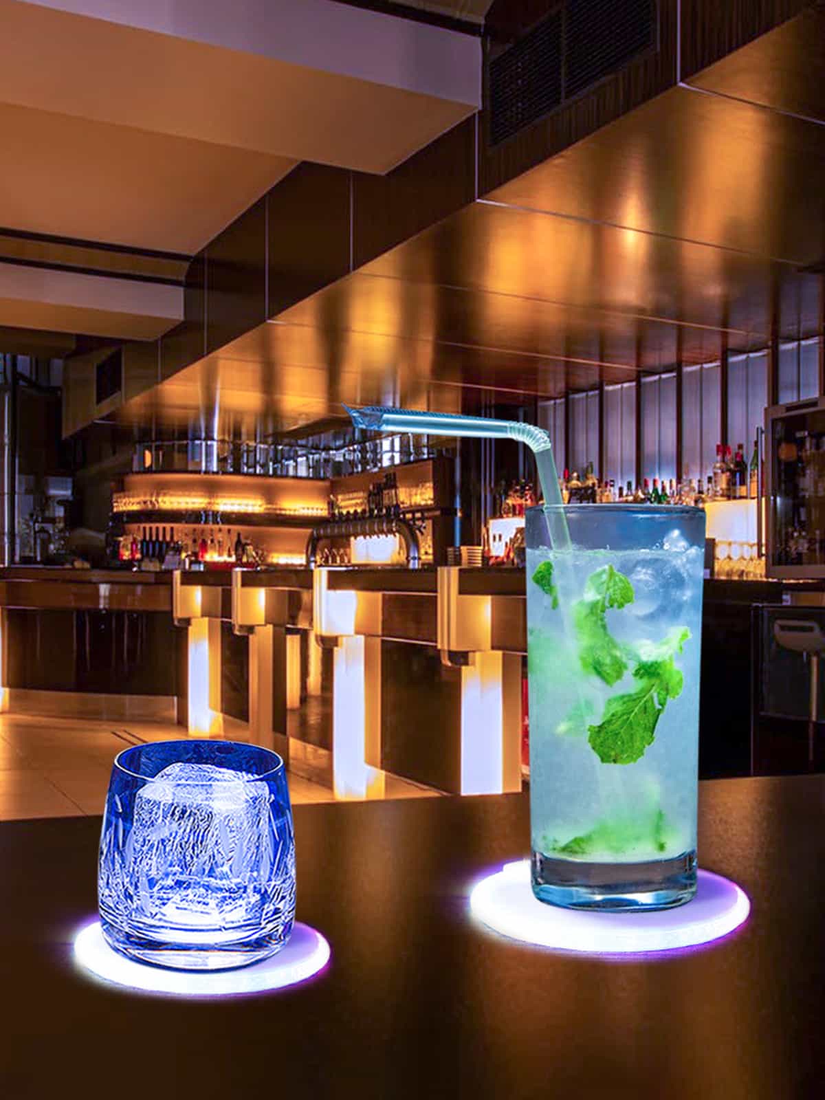 porta-copos led