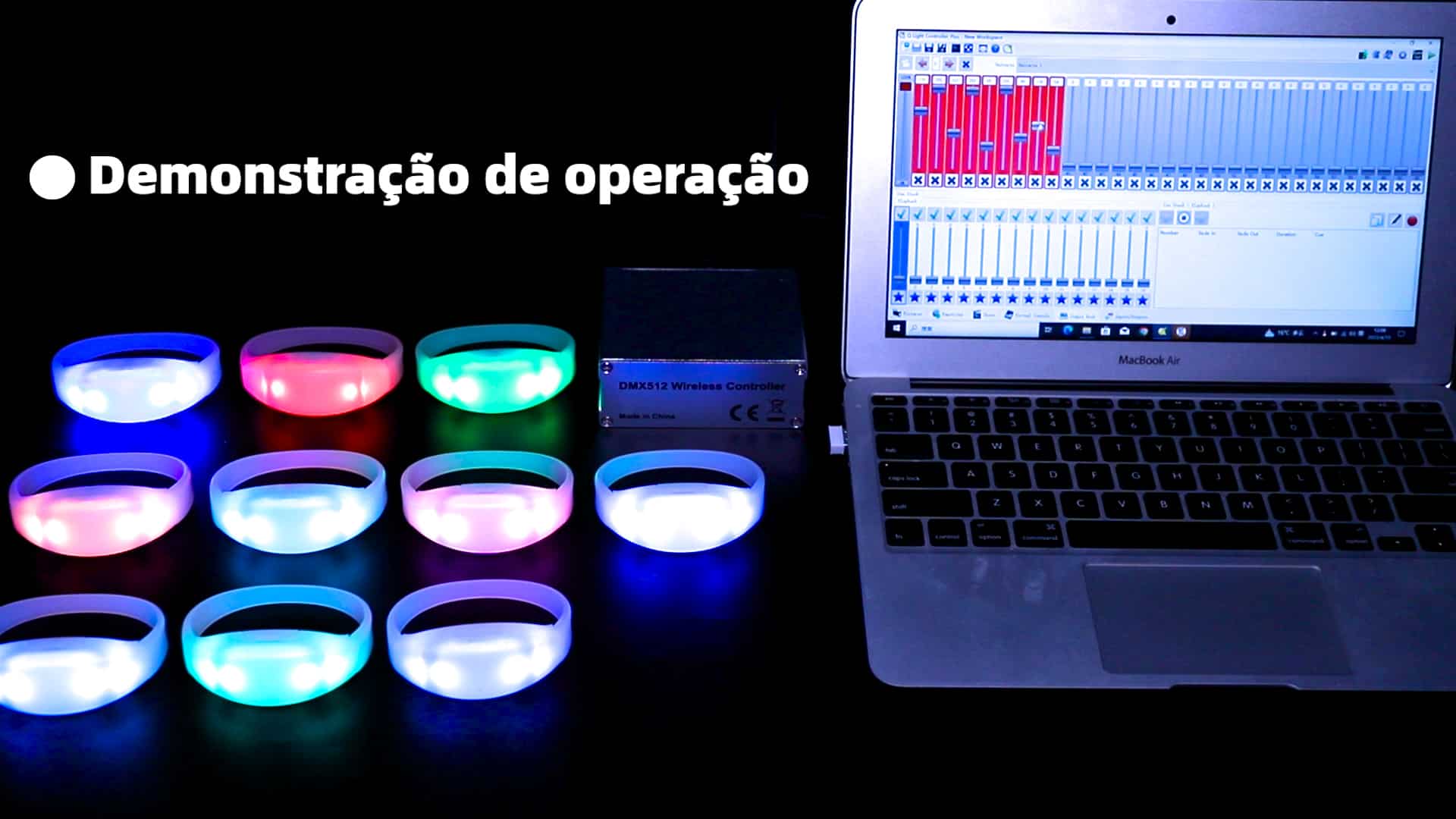 brilhar nas pulseiras escuras